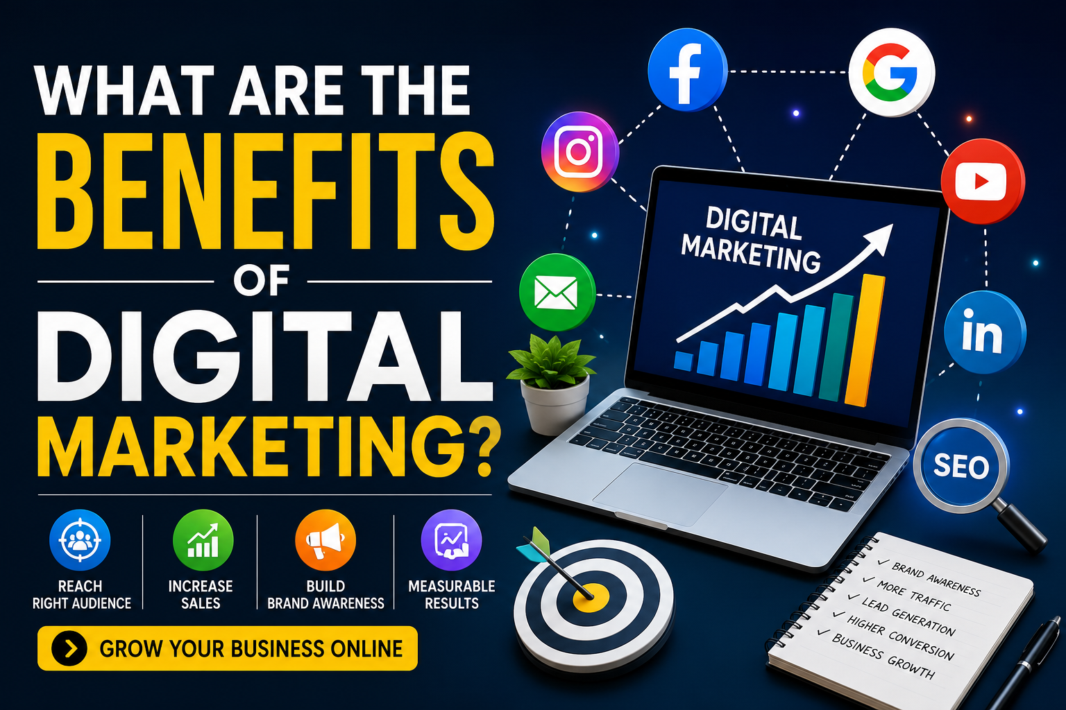 What are the Benefits of Digital Marketing?